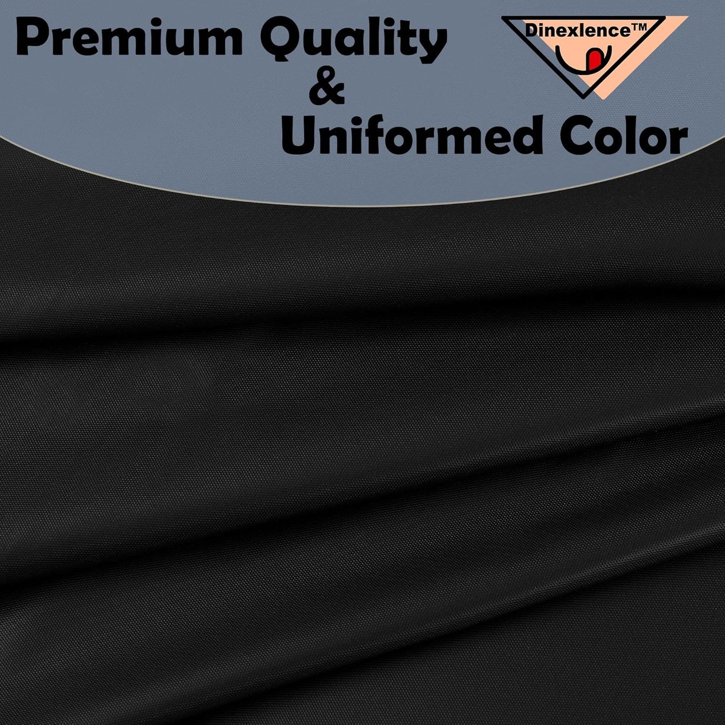 2 Pack Black Premium Plastic Tablecloth Round 84 Inches Reusable Onyx Black Decorative Table Cover for Dining, Wedding, Party, Indoor and Outdoor use