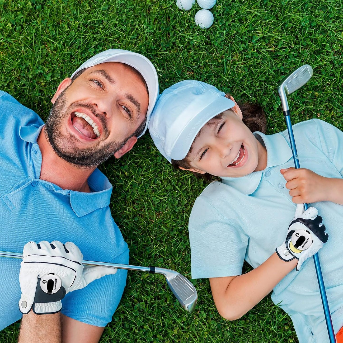 Weewooday 2 Pieces Golf Score Counter Golf Stroke Counter Golf Counter Clicker with One Touch Reset for Golf Game Scorekeeper Outdoor Activities Sport (White)