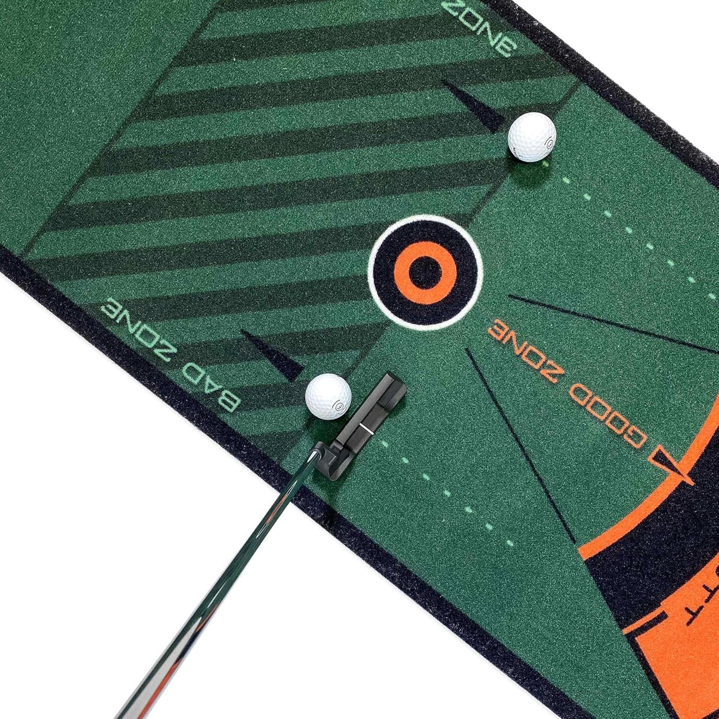 WELLPUTT - Golf Putting Training Mat - 13ft Green
