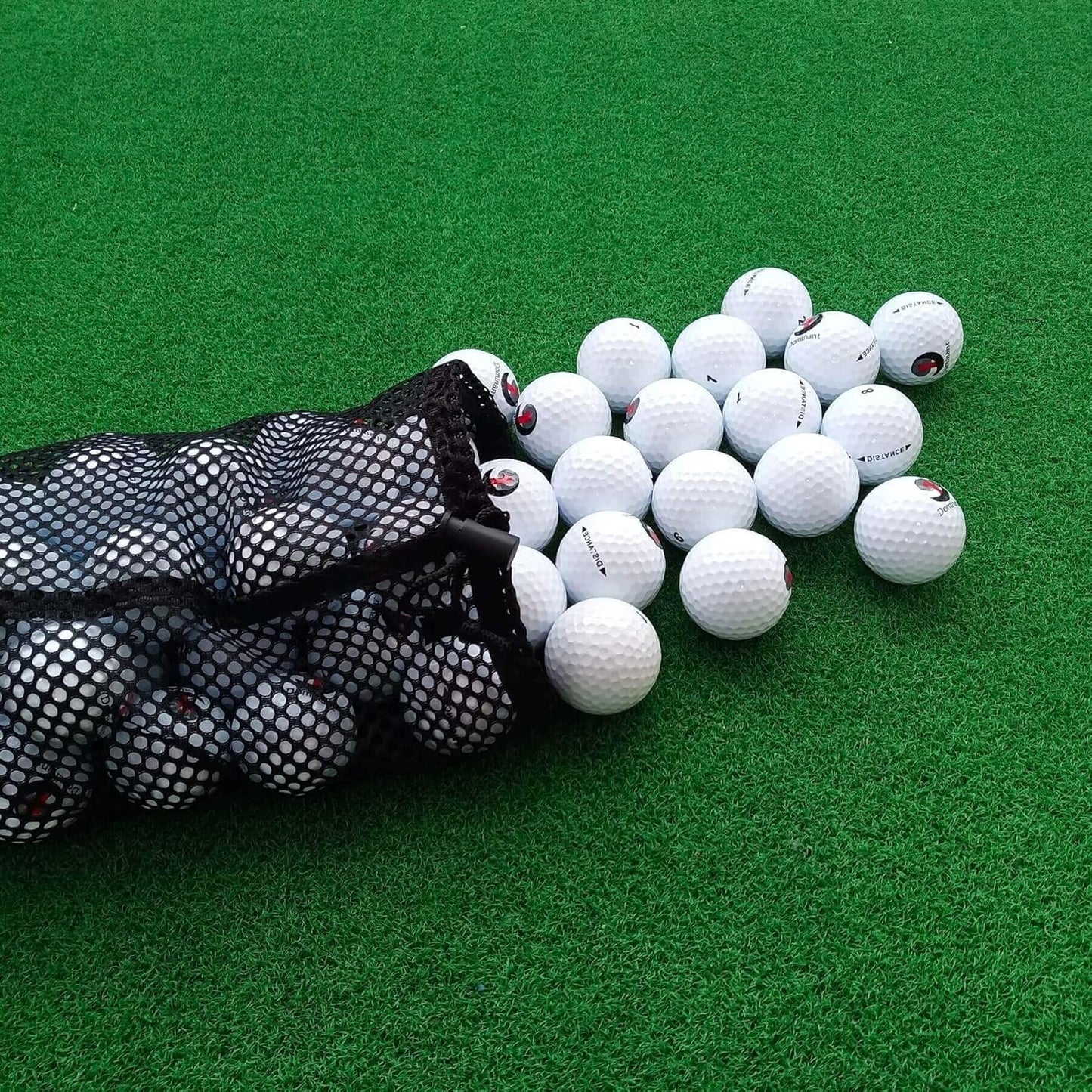 2Pcs Golf Ball & Pickleballs Mesh Bag, Golf Balls Mesh Bag Sack, Multi-Purpose Net Pouch, Fit for Table Tennis Balls, Kids Toys Storage, Diving