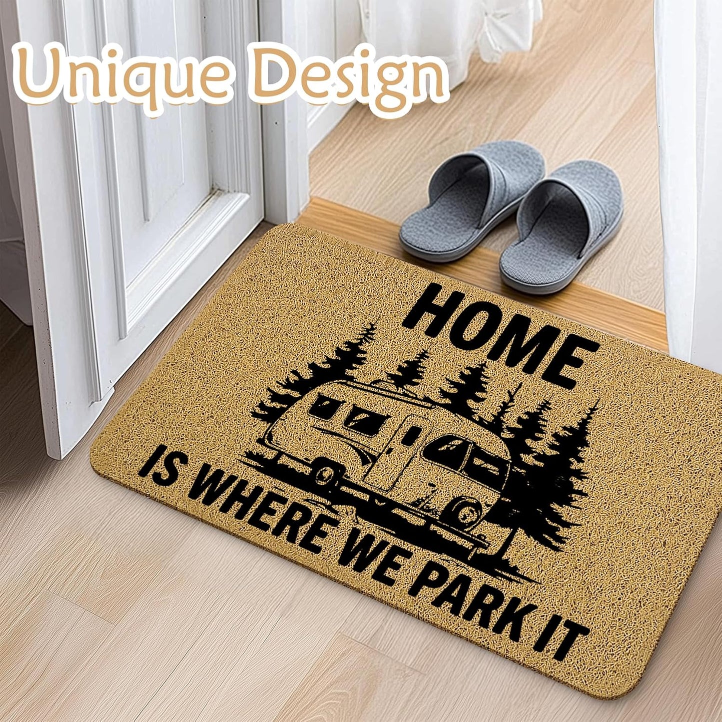 Rv Door Mat, Camper Door Mat, Camping Rug, Rv Rugs, 17x30 Inches