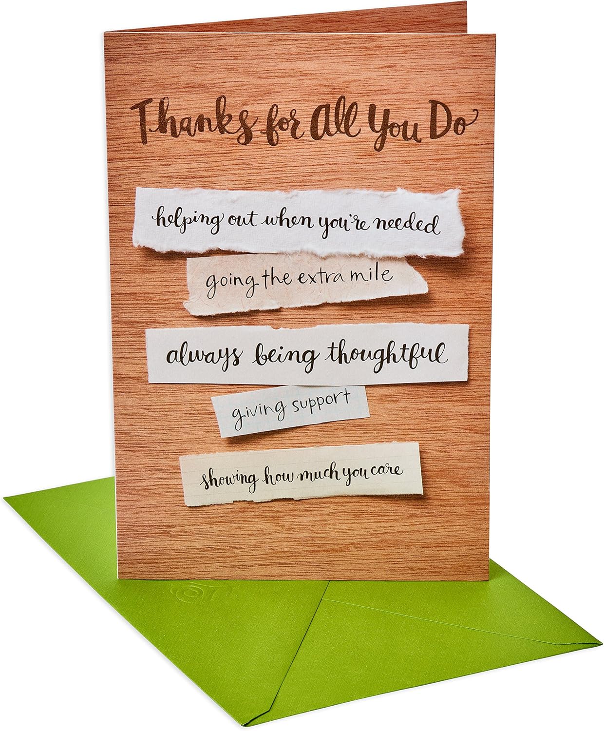 American Greetings Thank You Card (Appreciated)