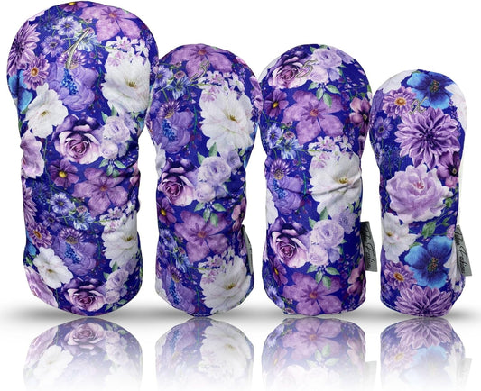 Taboo Fashions Resort Collection Golf Club Covers for Women - Numbered Golf Headcovers Set for Driver, Fairway and Hybrid Clubs - Weather Resistant, Pack of 4