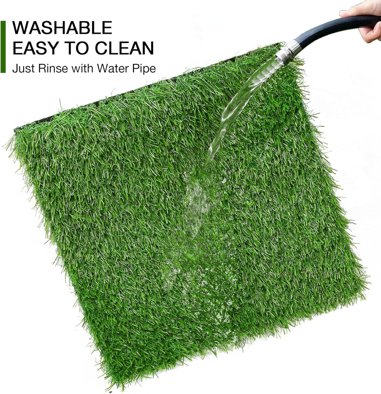 XLX TURF Square Artificial Grass Table Placemats Set of 8, Green Turf Mat Table Centerpiece Decorations for Golf Theme Party Summer Spring Birthday Baby Shower Wedding