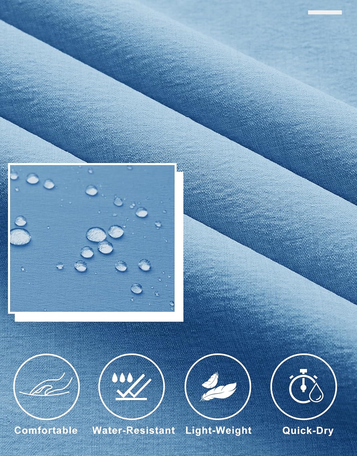 Libin Mens Golf Pants Stretch Work Dress Pants 30"/32"/34" Quick Dry Lightweight Casual Comfy Trousers with Pockets