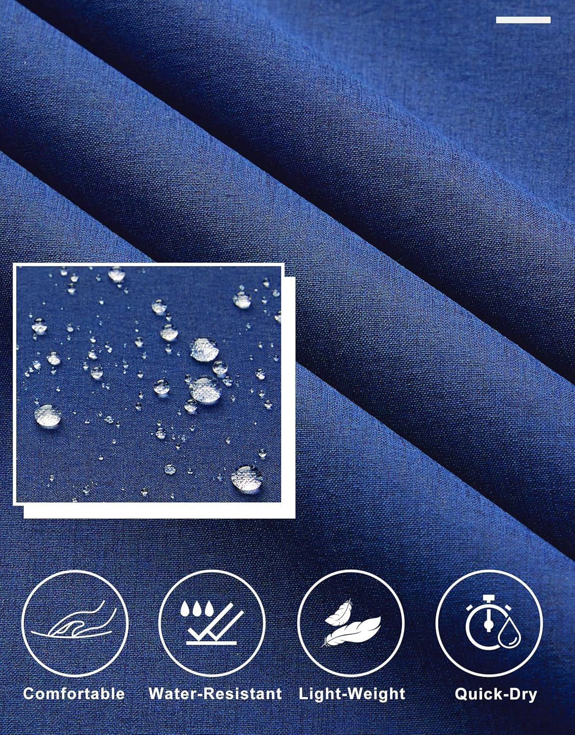 Libin Mens Golf Pants Stretch Work Dress Pants 30"/32"/34" Quick Dry Lightweight Casual Comfy Trousers with Pockets