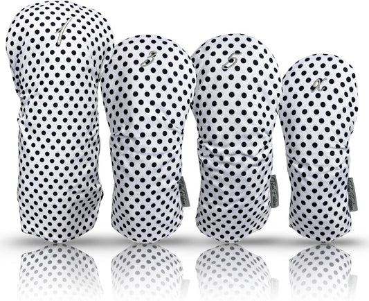 Taboo Fashions Resort Collection Golf Club Covers for Women - Numbered Golf Headcovers Set for Driver, Fairway and Hybrid Clubs - Weather Resistant, Pack of 4