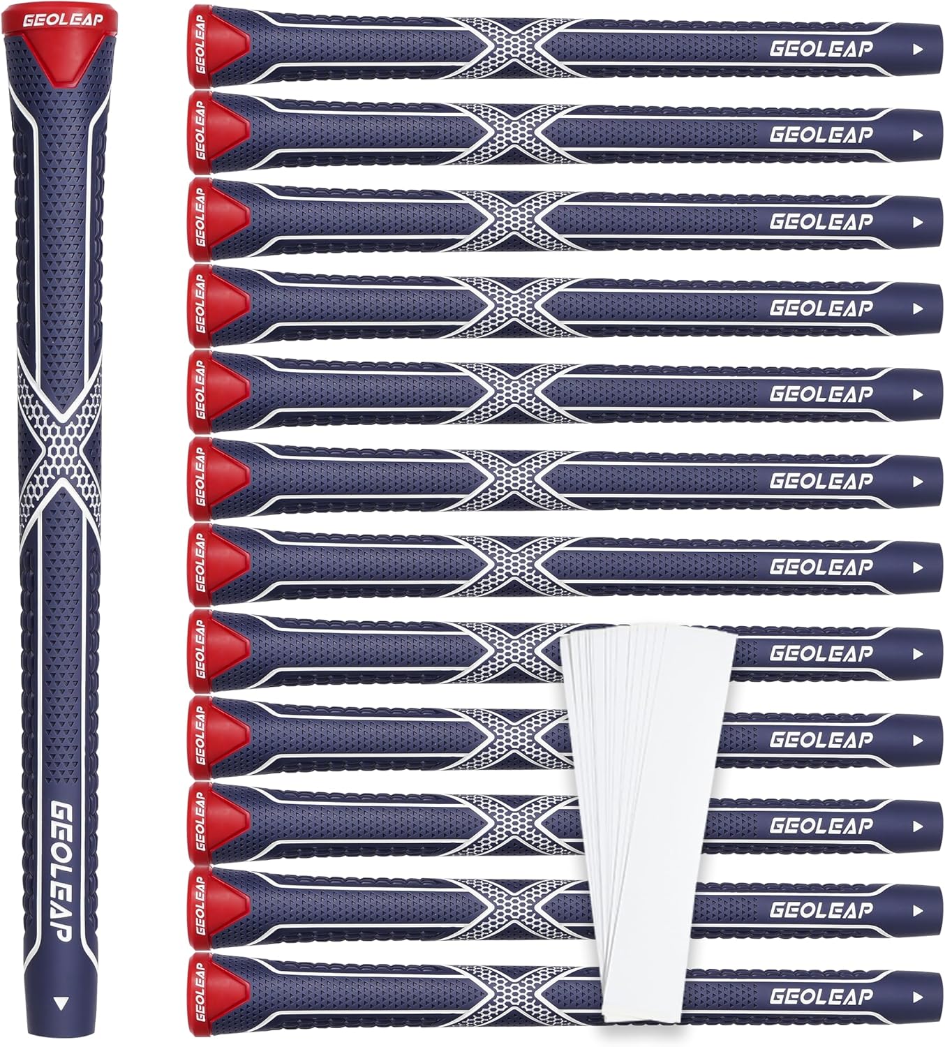 Geoleap Golf Grips 13 Pack,Non-slip and High Shock-absorbing Golf Club Grips ,Choose between 13 Grips with 15 Tapes and Full Kits.