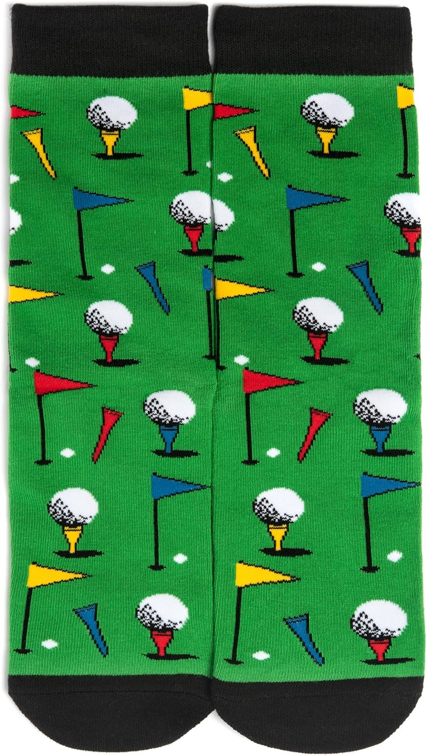 Lavley Funny Golf Socks - Fun gift for golfers - Unisex one size fits most - Great for birthdays or stocking stuffers