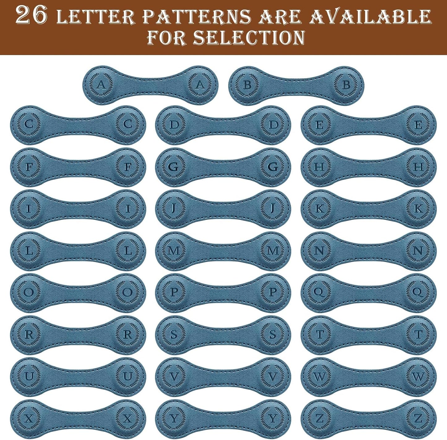 Handmade Personalized Leather Magnetic Bookmark - Custom Initial Letter Design with 26 Alphabet Choices - Durable Bookmark for Readers, Book Lovers, Women & Kids