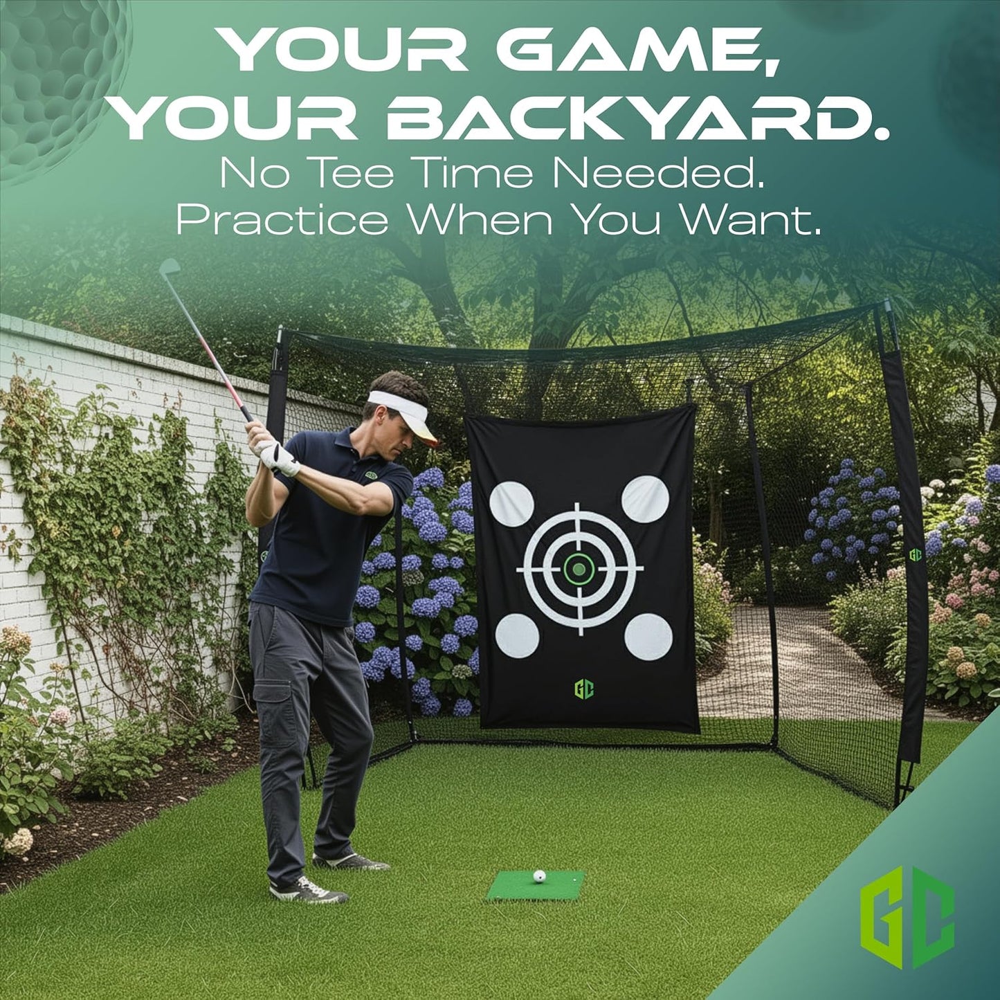 GrdnCare Heavy-Duty Golf Hitting Net