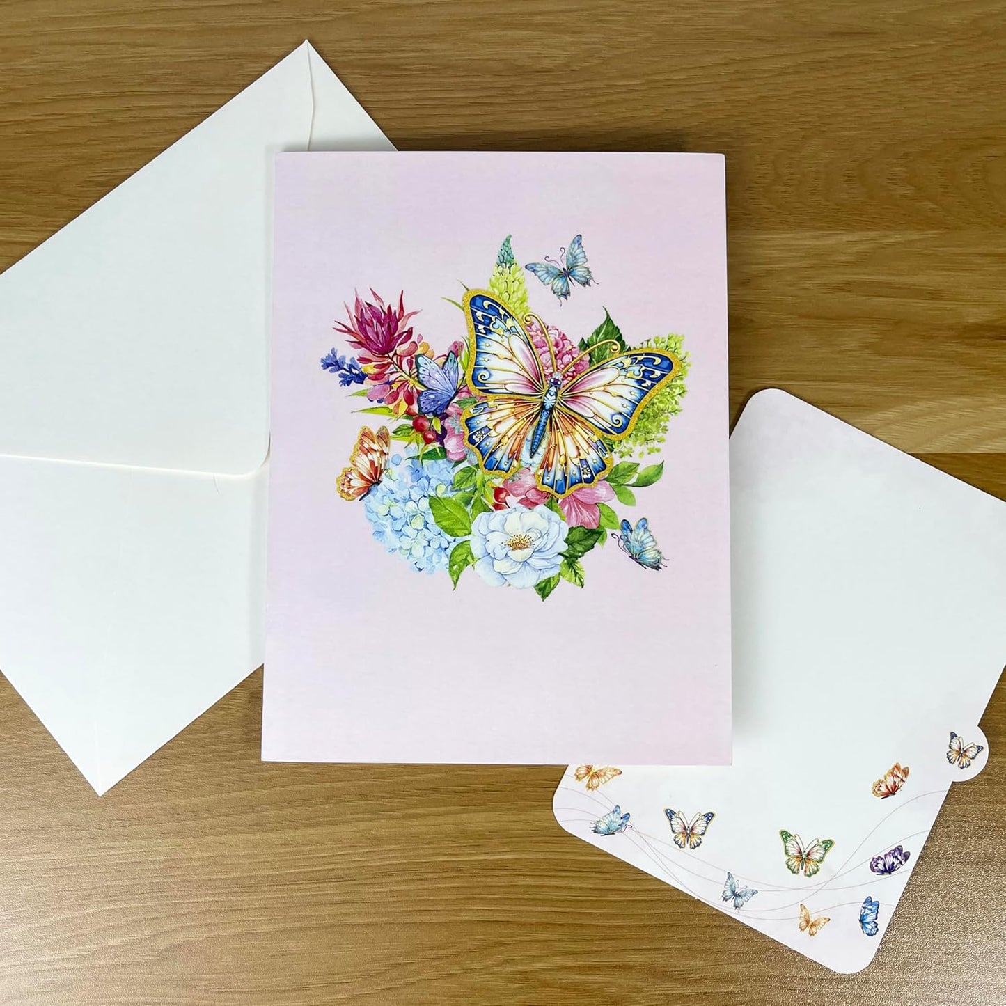 3D Butterfly Popup Card - Handmade Nature-Themed Paper Art for Birthday, Anniversary, Christmas, Mother’s Day - Unique Gift for Her, Mom, Wife, Daughter, Butterfly Lover