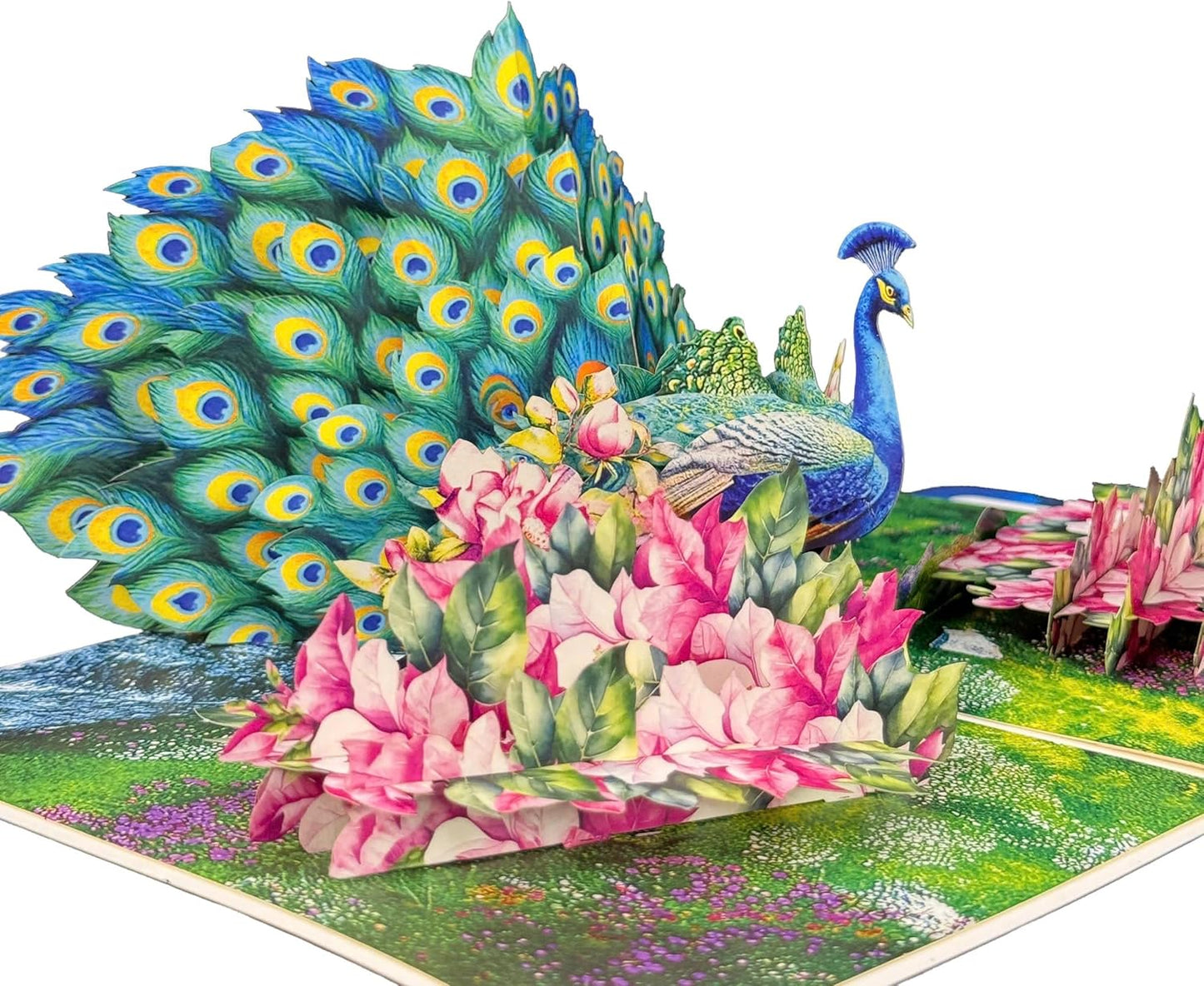 3D Peacock Popup Card – Handmade Elegant Bird Paper Art for Birthday, Anniversary, Christmas, Mother’s Day – Unique Gift for Her, Mom, Wife, Daughter, Peacock Lover, Nature Fan