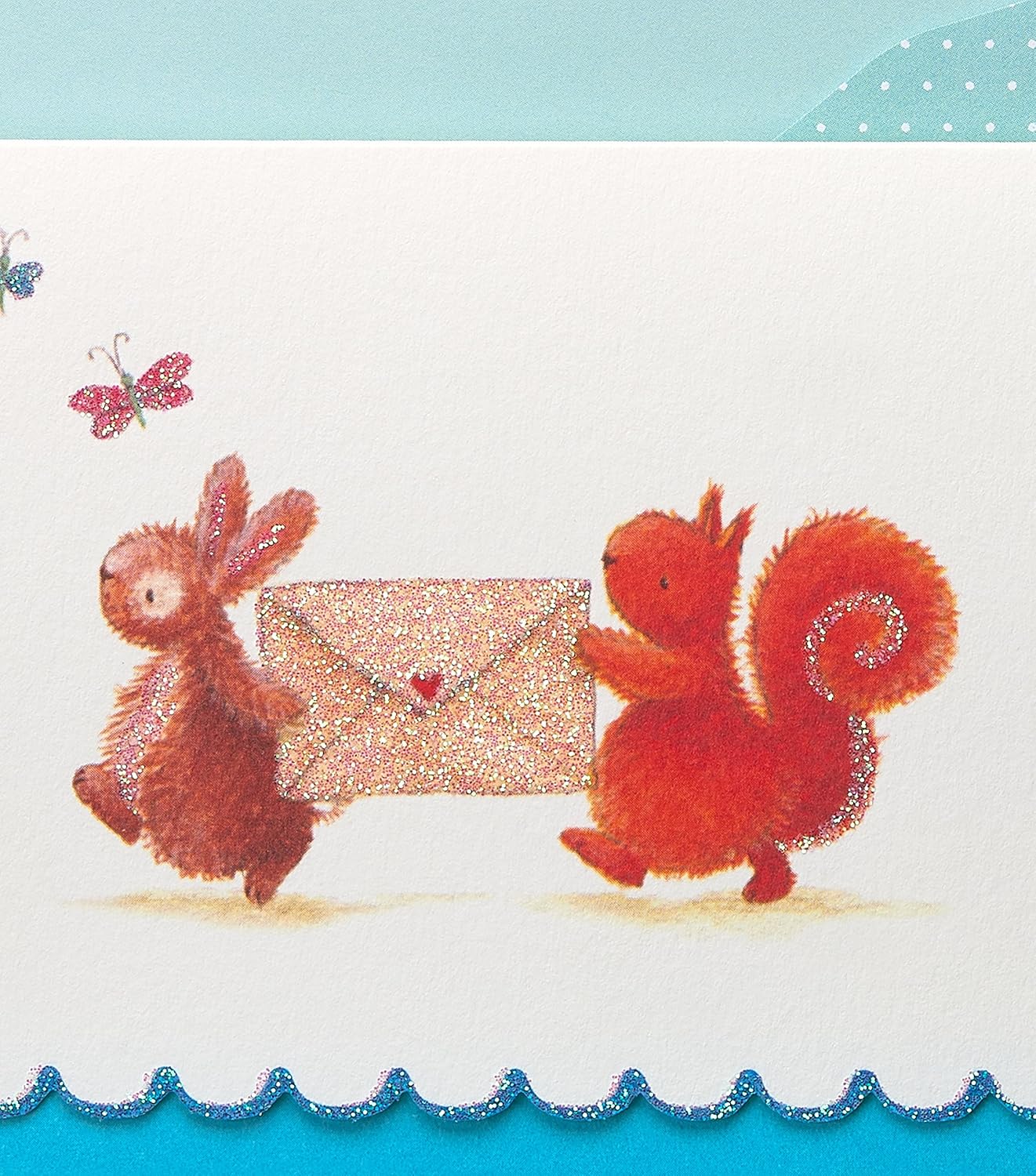 Papyrus Blank Cards with Envelopes, Bunny & Squirrel (14-Count)