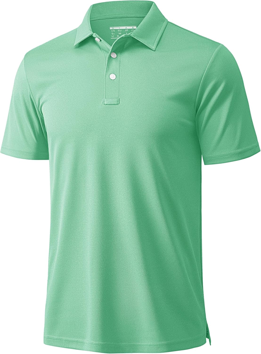 MAGCOMSEN Men's Polo Shirts 3 Buttons Casual Work T Shirts Quick Dry Short Sleeve Golf Shirt Pique Jersey Outdoor Performance