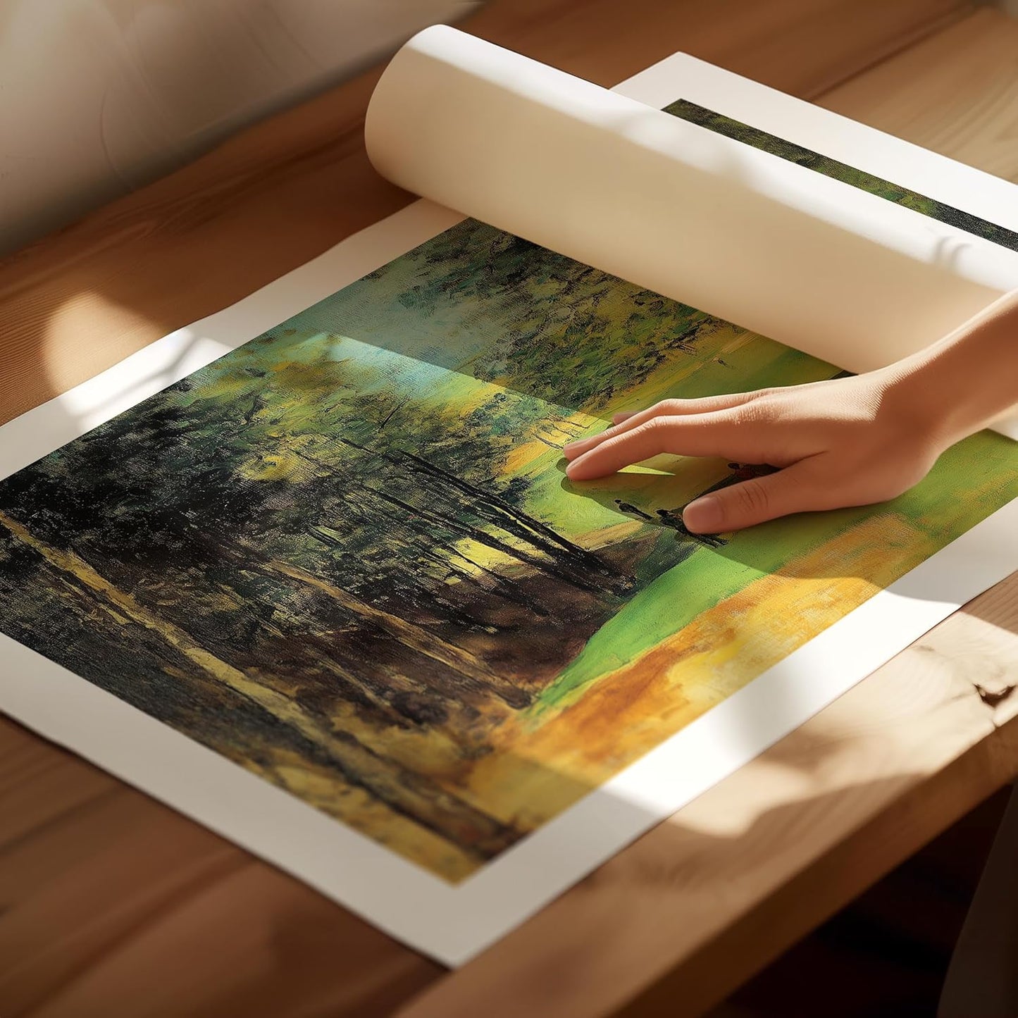 Vintage Golf Course Premium Giclee Fine Art Prints - Antique Style Golf Course Painting Posters, Golf Wall Art, Aesthetic Golfing Poster for Home Office Decor, Ready to Frame