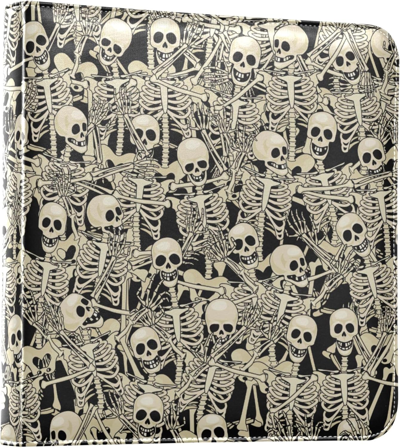 Fisyme Gothic Skull Skeletons Photo Album Self Adhesive DIY Scrapbook Album for 2x3 4x6 5x7 6x8 Picture 20 Pages Memory Book for Family Wedding