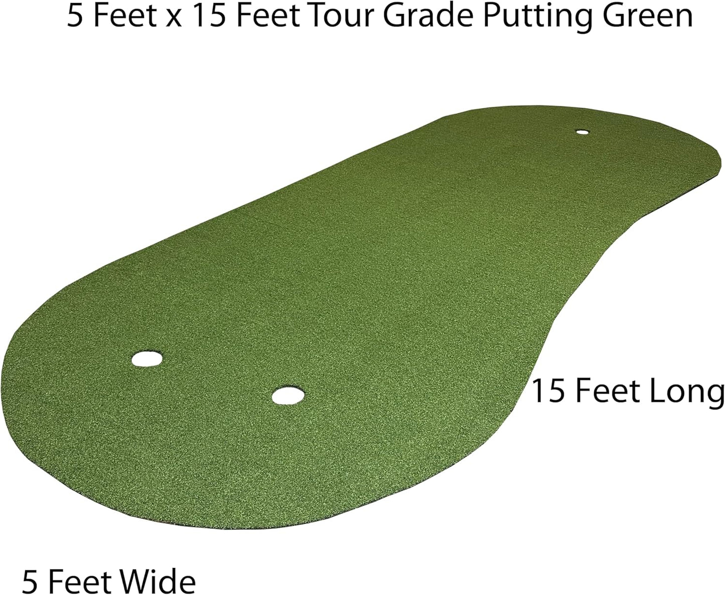 5 Feet x 15 Feet Professional Synthetic Turf Grass Nylon Practice Indoor Outdoor Putting Green