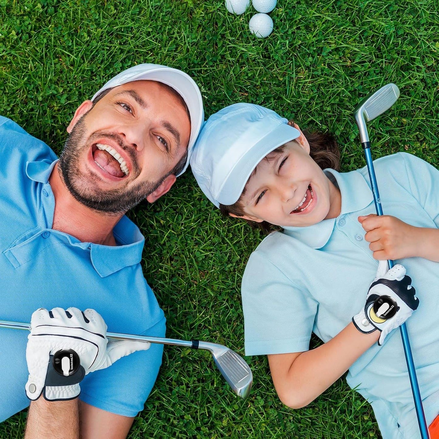 Frienda Golf Score Counter Mini Golf Stroke Counter with One Touch Reset and Simple Attachment to Scorekeeper Glove in