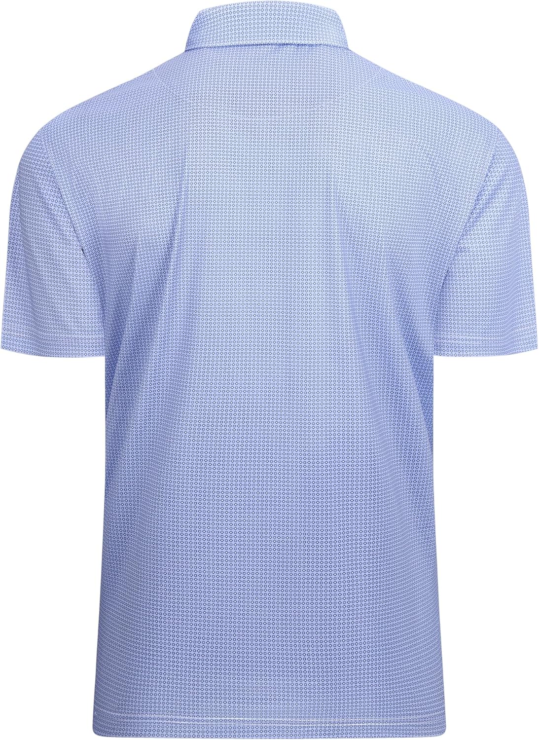 Alex Vando Mens Golf Shirt Moisture Wicking Classic Print Golf Shirts for Men