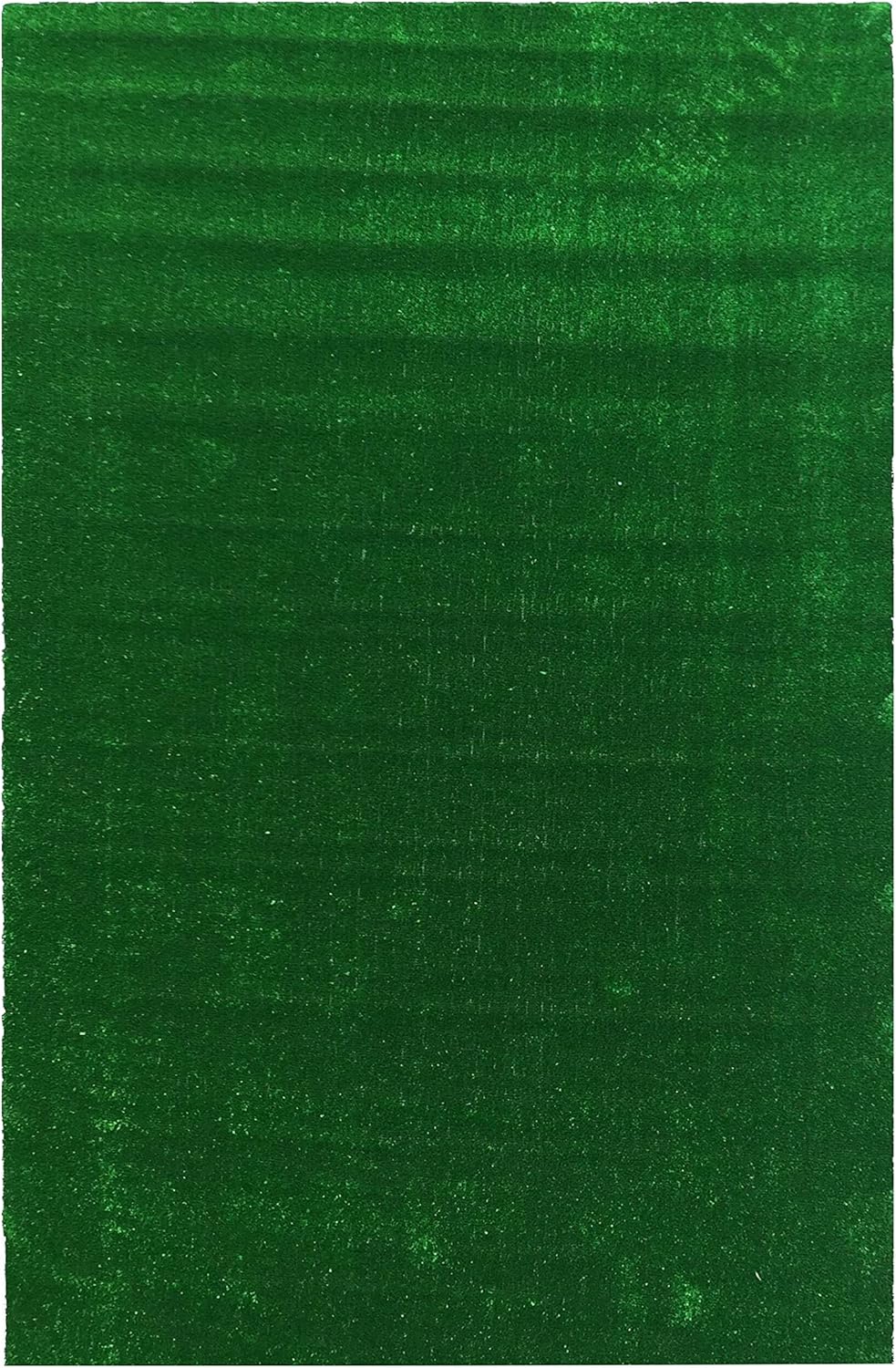 Ottomanson Artificial Grass Turf 6'6" x 9'2" Indoor Outdoor Faux Grass Rug with Drainage Holes, Customizable with Extra Long Size Options, Perfect for Patio Lawn Balcony Weddings Photoshoot Backdrop