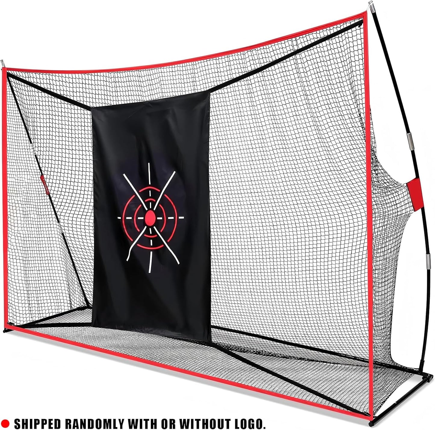 PENSUN Golf Practice Hitting Net - 10x7ft Heavy Duty Golf Net with Mat, Target Cloth, 8 Tees, 10 Balls, Carry Bag for Backyard Driving, Indoor & Outdoor Training