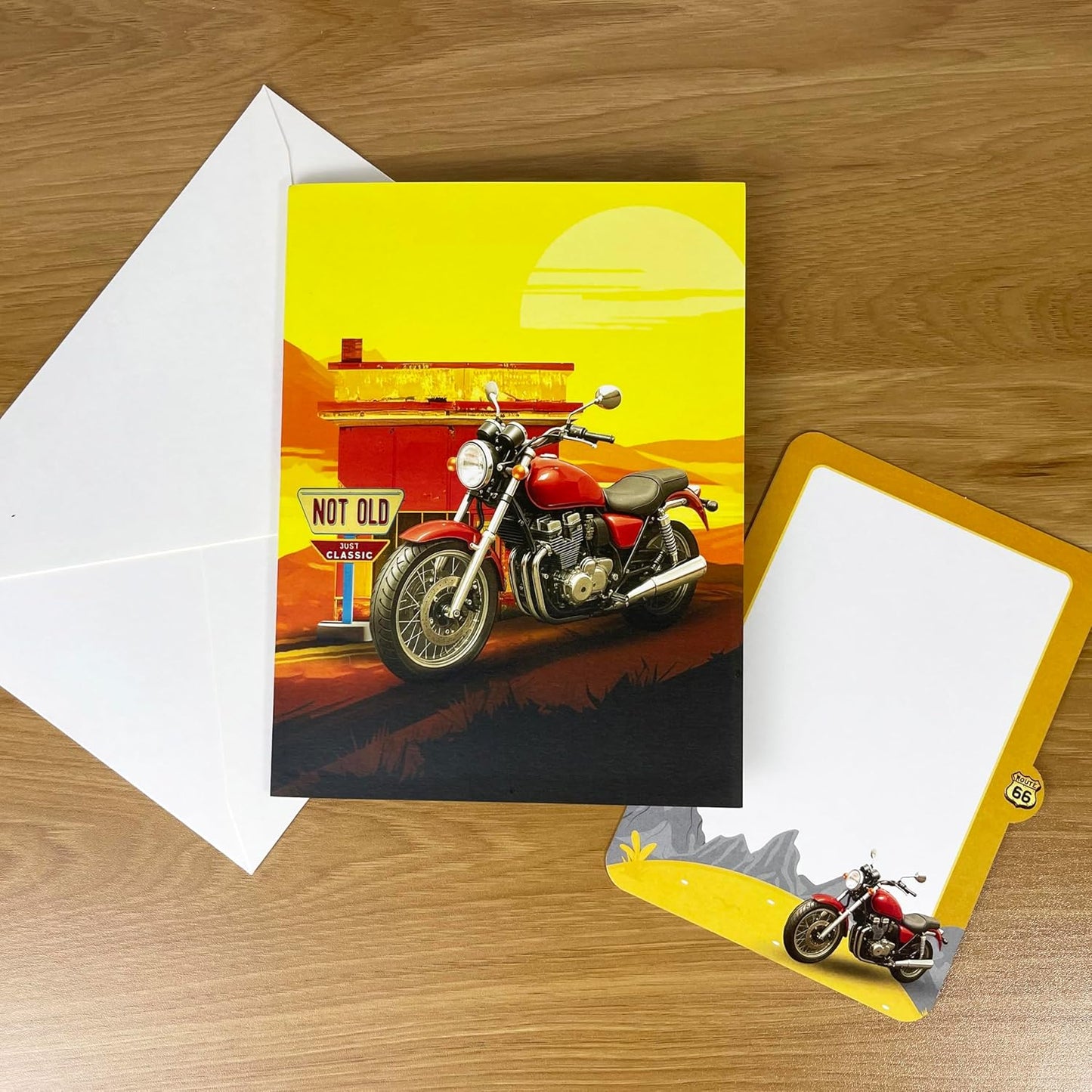 3D Motorcycle Popup Card - Handmade Biker Paper Art for Birthday, Anniversary, Christmas, Father’s Day - Unique Gift for Him, Her, Dad, Son, Husband, Wife, Motorcycle Lover