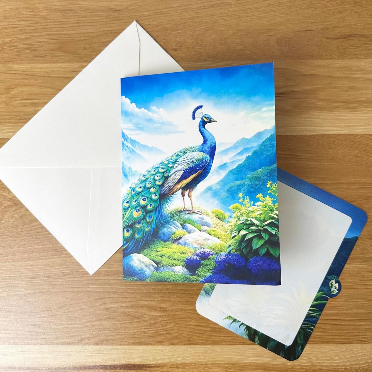 3D Peacock Popup Card – Handmade Elegant Bird Paper Art for Birthday, Anniversary, Christmas, Mother’s Day – Unique Gift for Her, Mom, Wife, Daughter, Peacock Lover, Nature Fan