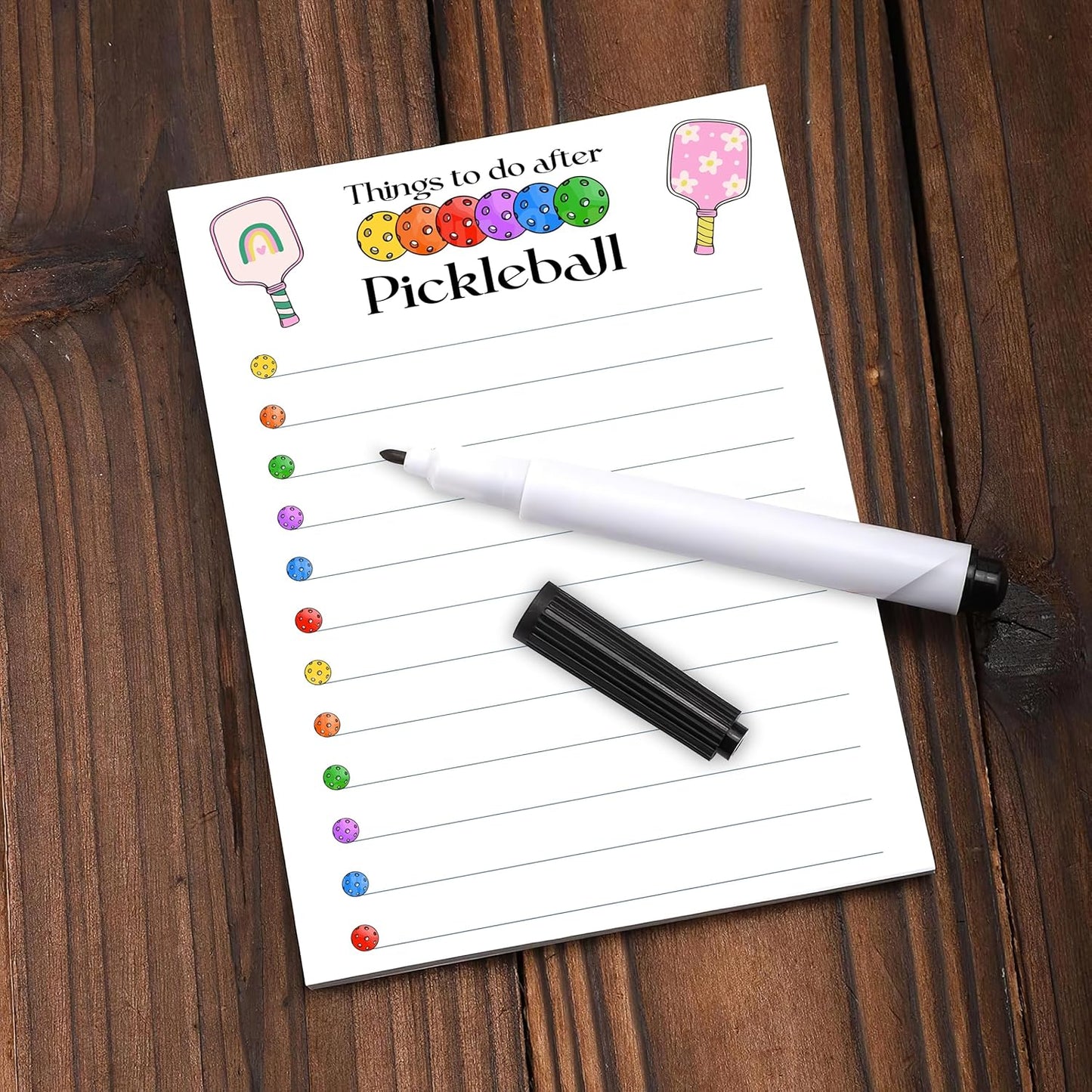 3pcs Pickleball Notepads, 150 Pages – Christmas Gifts, Funny Things to Do After Pickleball Memo Pads, Easy to Tear, Cute Office Supplies, Pickleball Gifts for Women, Novelty Notepads