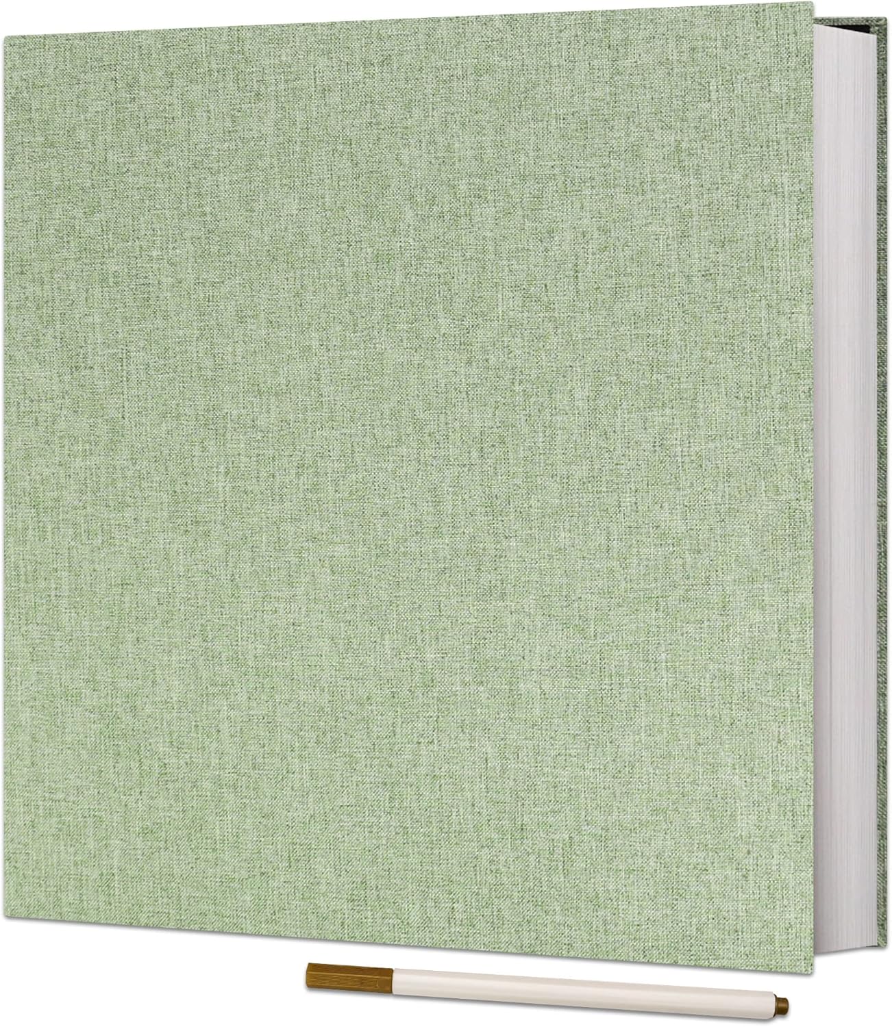 Vienrose Large Photo Album Self Adhesive for 4x6 5x7 8x10 Pictures Scrapbook Album DIY Scrap Book 40 Sticky Pages with A Metallic Pen