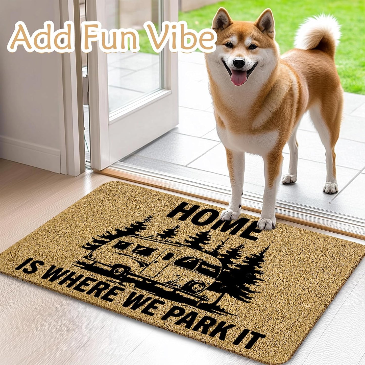 Rv Door Mat, Camper Door Mat, Camping Rug, Rv Rugs, 17x30 Inches