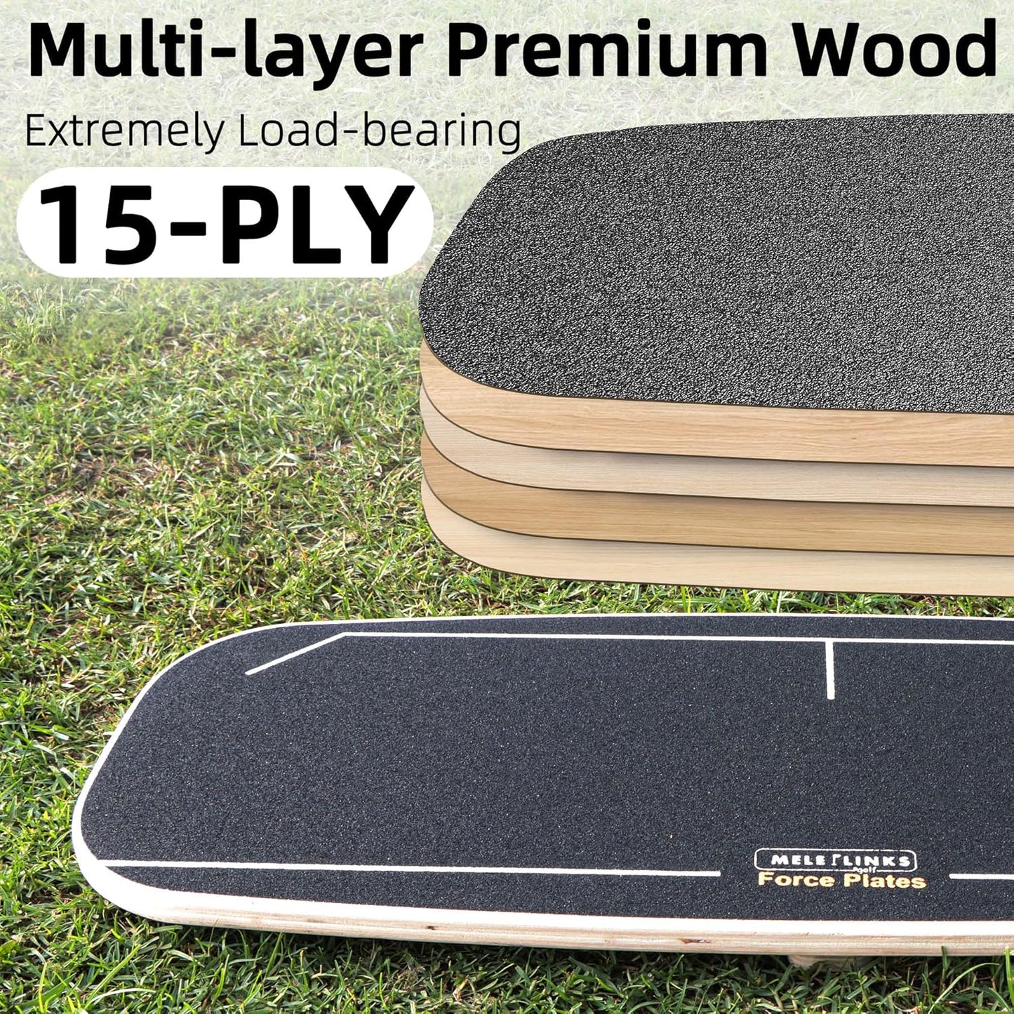 Golf Pressure Plate, Golf Training Aid for Indoor Practice, Weight Shift Balance Board - Golf Swing Trainer & Golf Speed Trainer, Golf Training Equipment - Strength & Tempo for Chipping Hitting