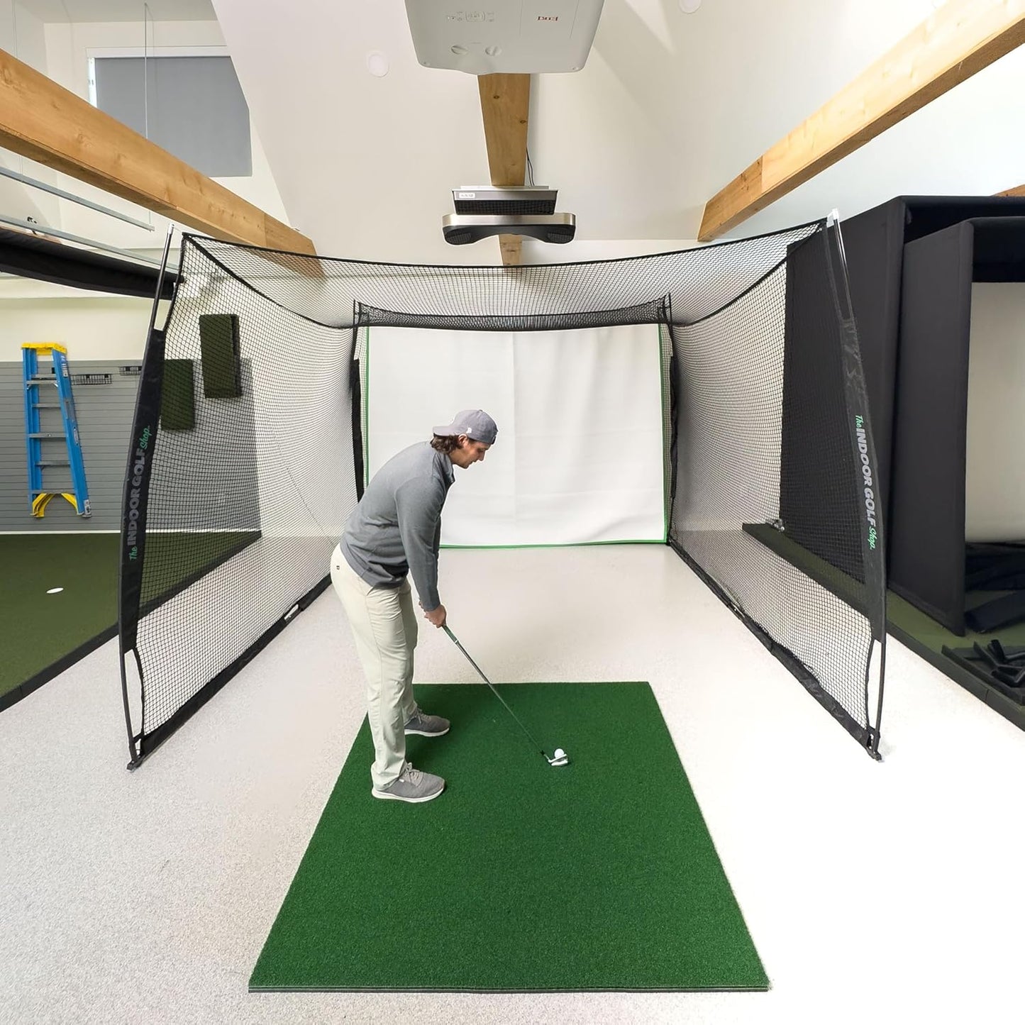 Hitting Net with Target Knotless Golf Net for Indoor and Outdoor Practice - Arrives Ready to Assemble and Use