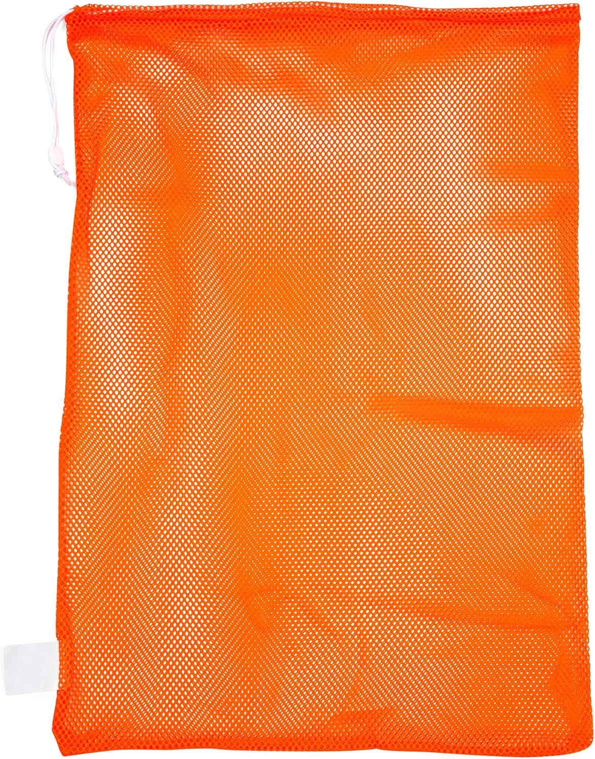 Champion Sports Mesh Equipment Bag – Heavy-Duty Nylon Drawstring Bag with Lock & ID Tag, Breathable Storage Sack for Balls, Swim Gear, Laundry & Toys, Multiple Sizes & Colors