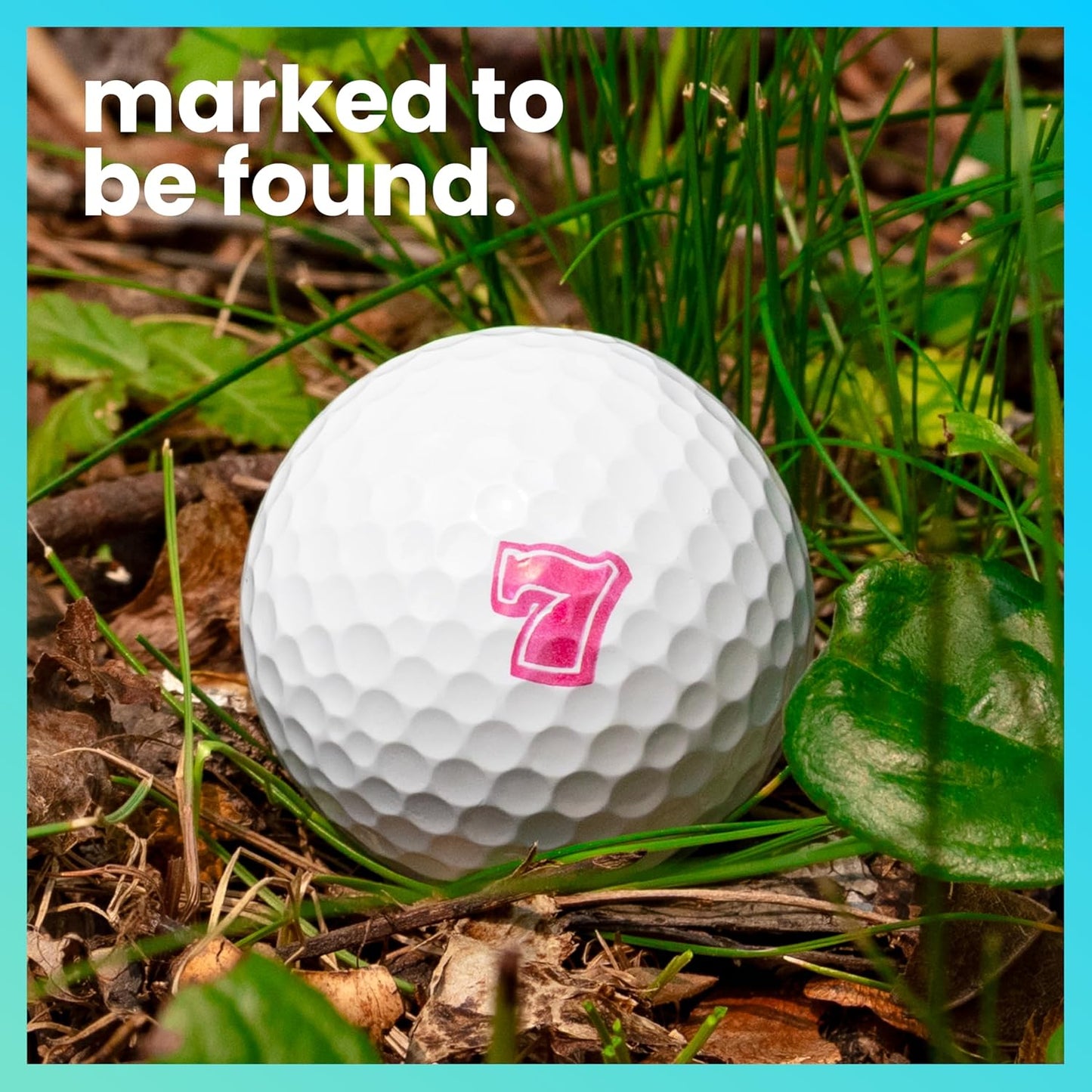 ExcelMark Pro Golf Ball Stamp - Easy Ball Identification - Choose from 25+ Styles and 4 Colors!