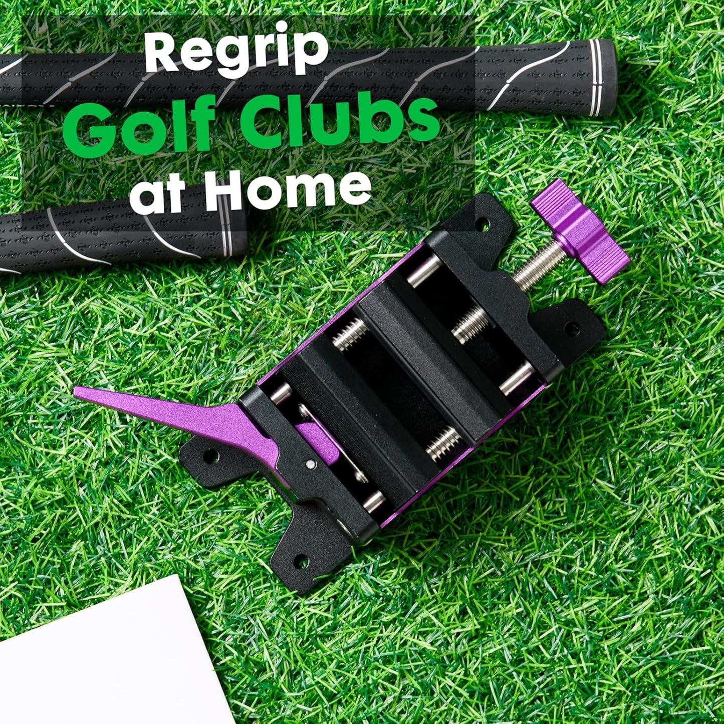 Golf Club Regripping Pro Kit Aluminum Vise Clamp Quick Release Golf Shaft Vice Home Vise Clamp Golf Grip Kit Removal Tool