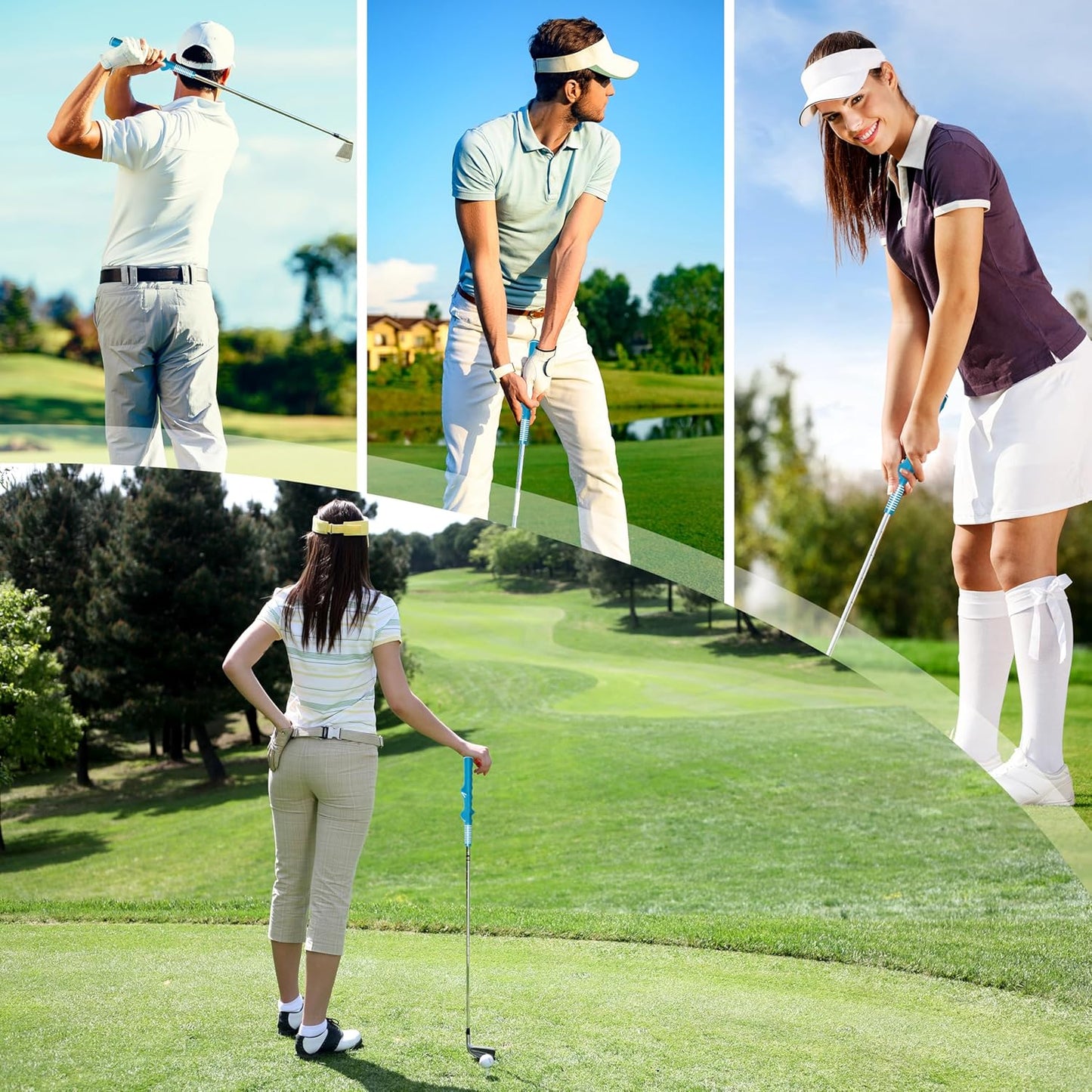 1 Pcs Right-Hand Golf Training Grip:Club,Rubber Swing Grip Trainer,Golf Accessories for Adults,Beginners,All Levels.Improvement Tool for Proper Hand Placement.