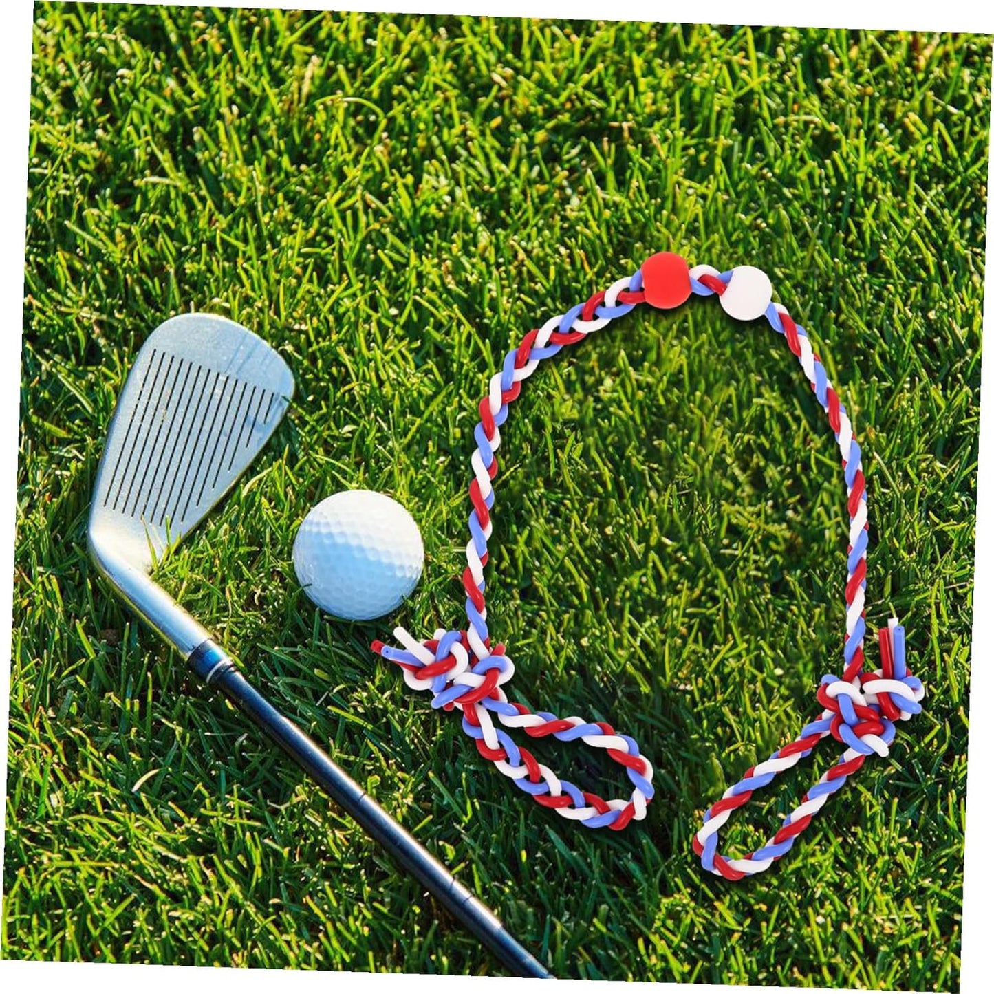 Golf Swing Training Aid Elastic Resistance Rope for Rhythm Flexibility Strength Portable Golf Swing Trainer Practice Tool for Home Office Use