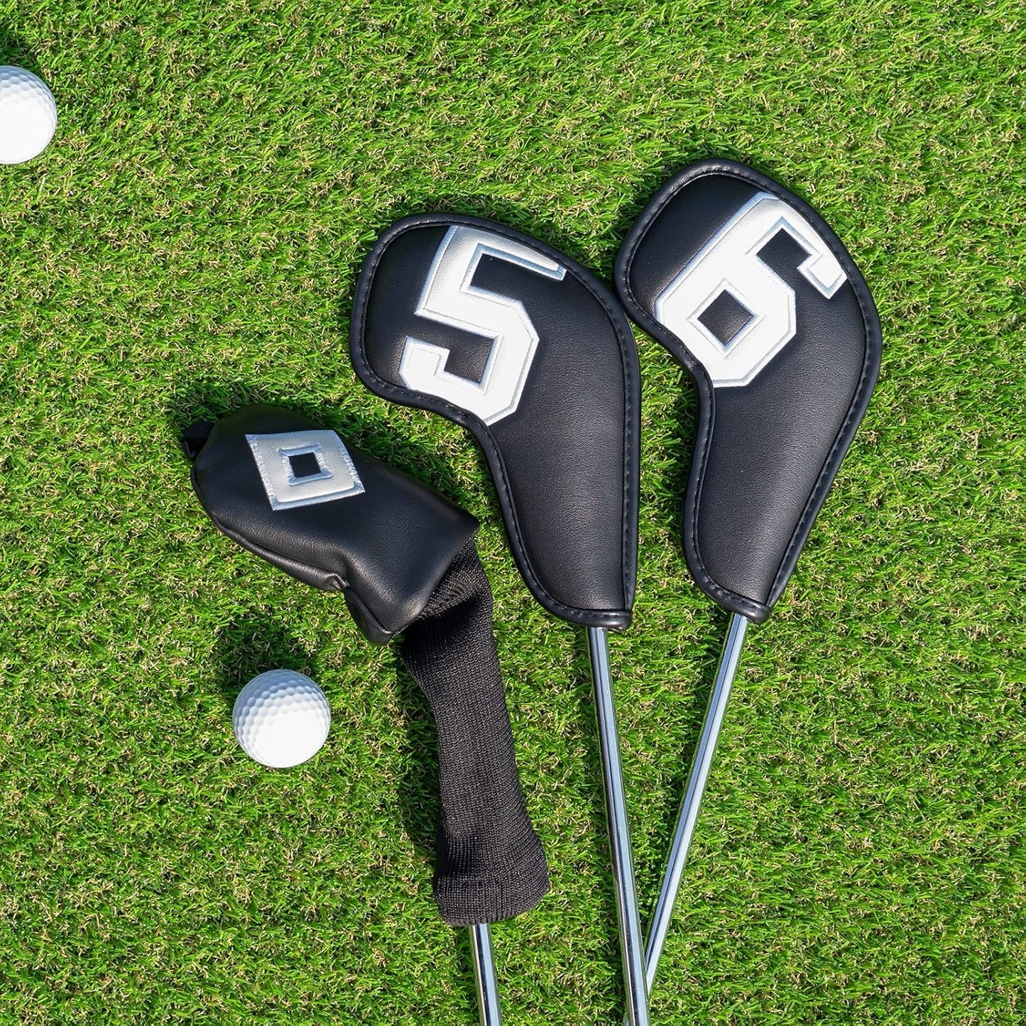 Craftsman Golf Magnetic Iron Headcovers Protective Cover with Large No. Available for Customize Name