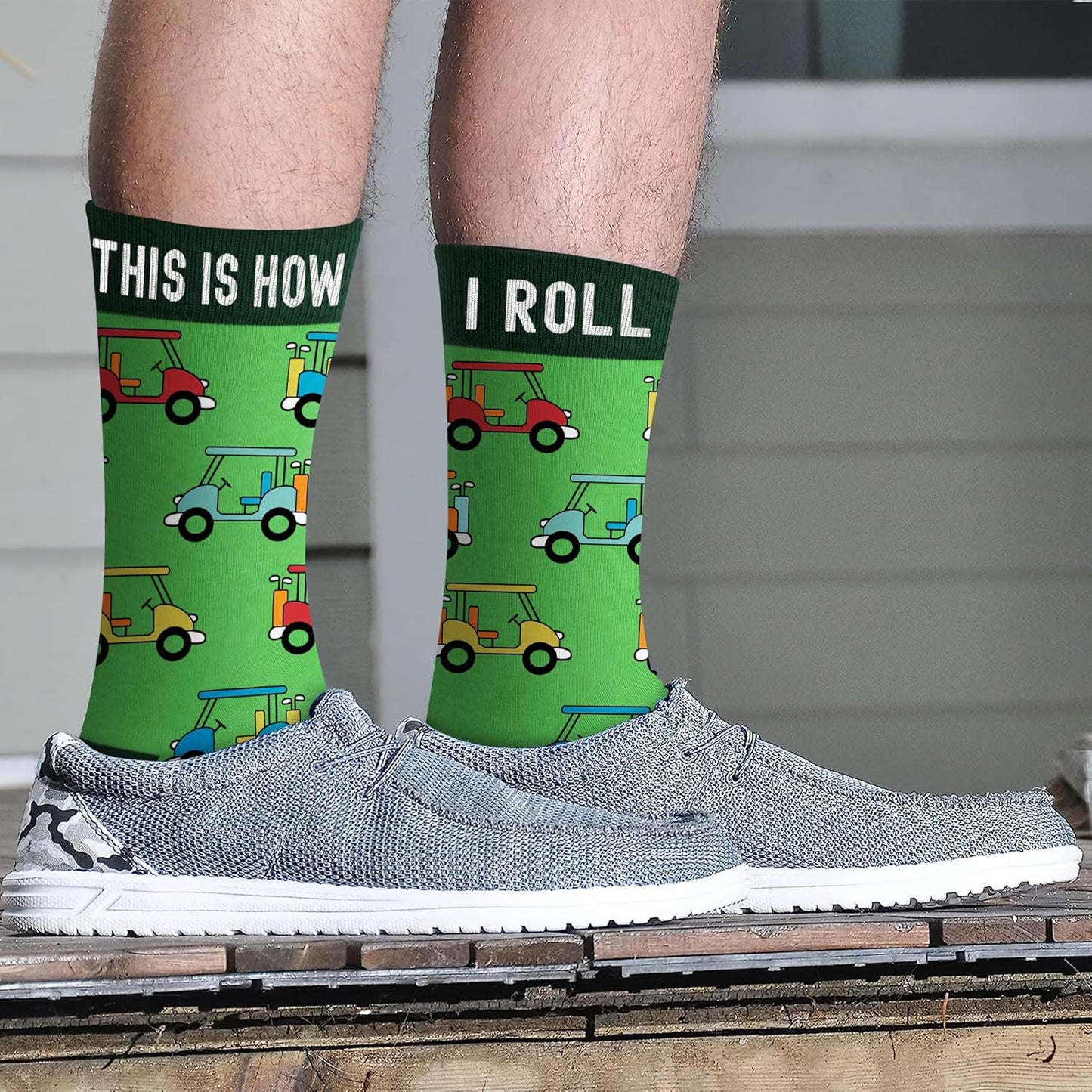 VICRAZY Golf Gifts for Men, Women - Golf Accessories, Golf Socks for Dad, Mom - Funny gift, Christmas Gifts, Stocking Stuffer