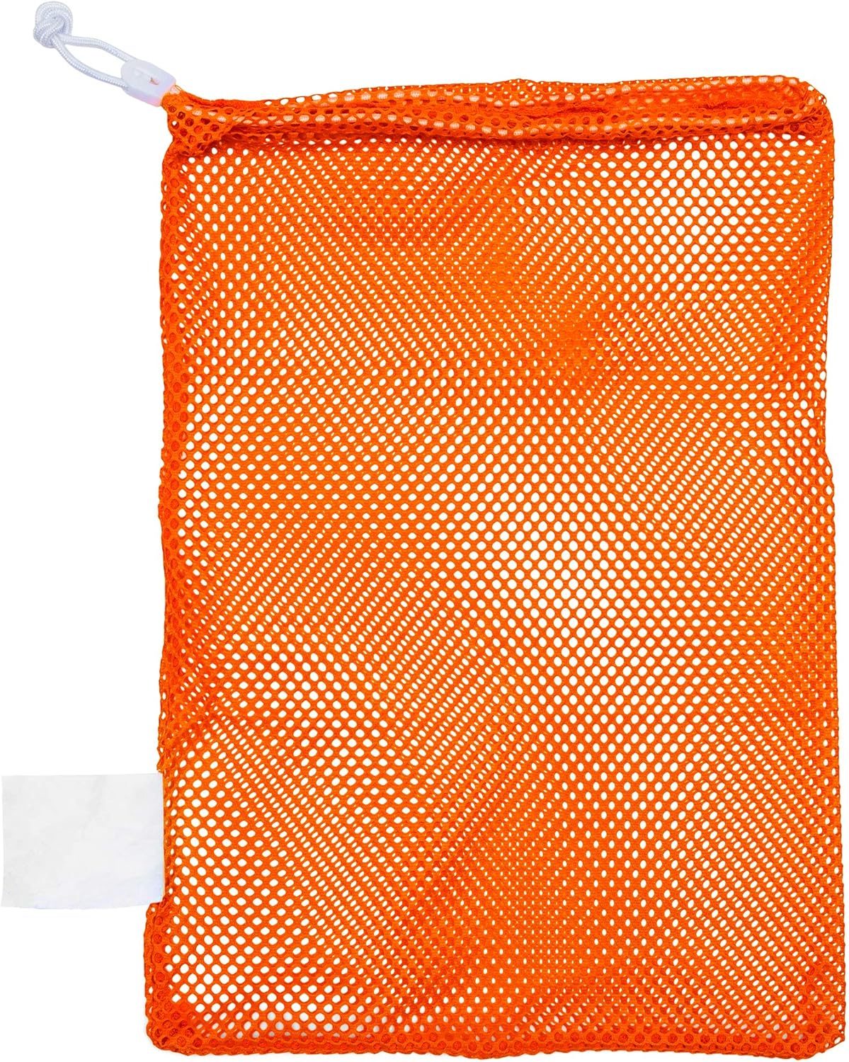 Champion Sports Mesh Equipment Bag – Heavy-Duty Nylon Drawstring Bag with Lock & ID Tag, Breathable Storage Sack for Balls, Swim Gear, Laundry & Toys, Multiple Sizes & Colors