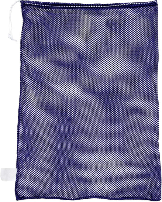 Champion Sports Mesh Equipment Bag – Heavy-Duty Nylon Drawstring Bag with Lock & ID Tag, Breathable Storage Sack for Balls, Swim Gear, Laundry & Toys, Multiple Sizes & Colors