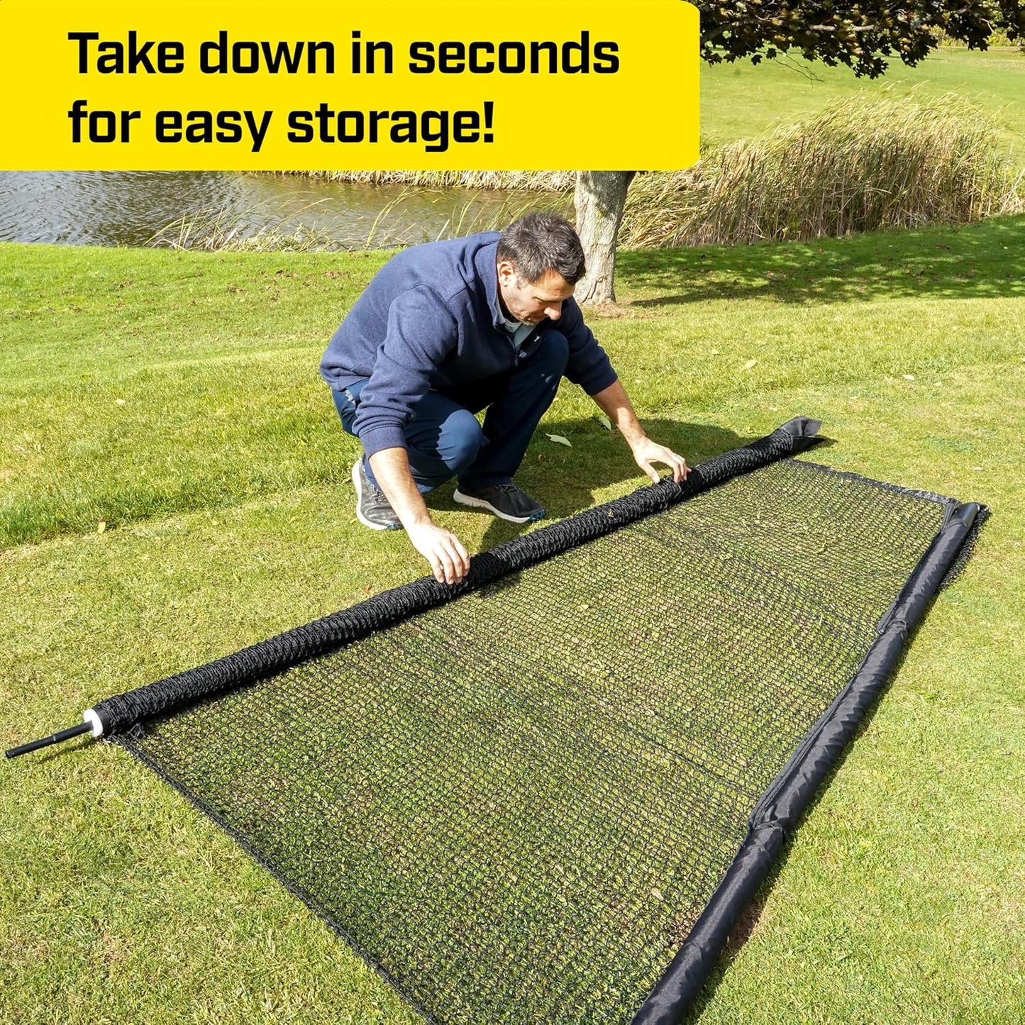IZZO Insta Golf Practice Hitting Net (8 Ft x 8 Ft)