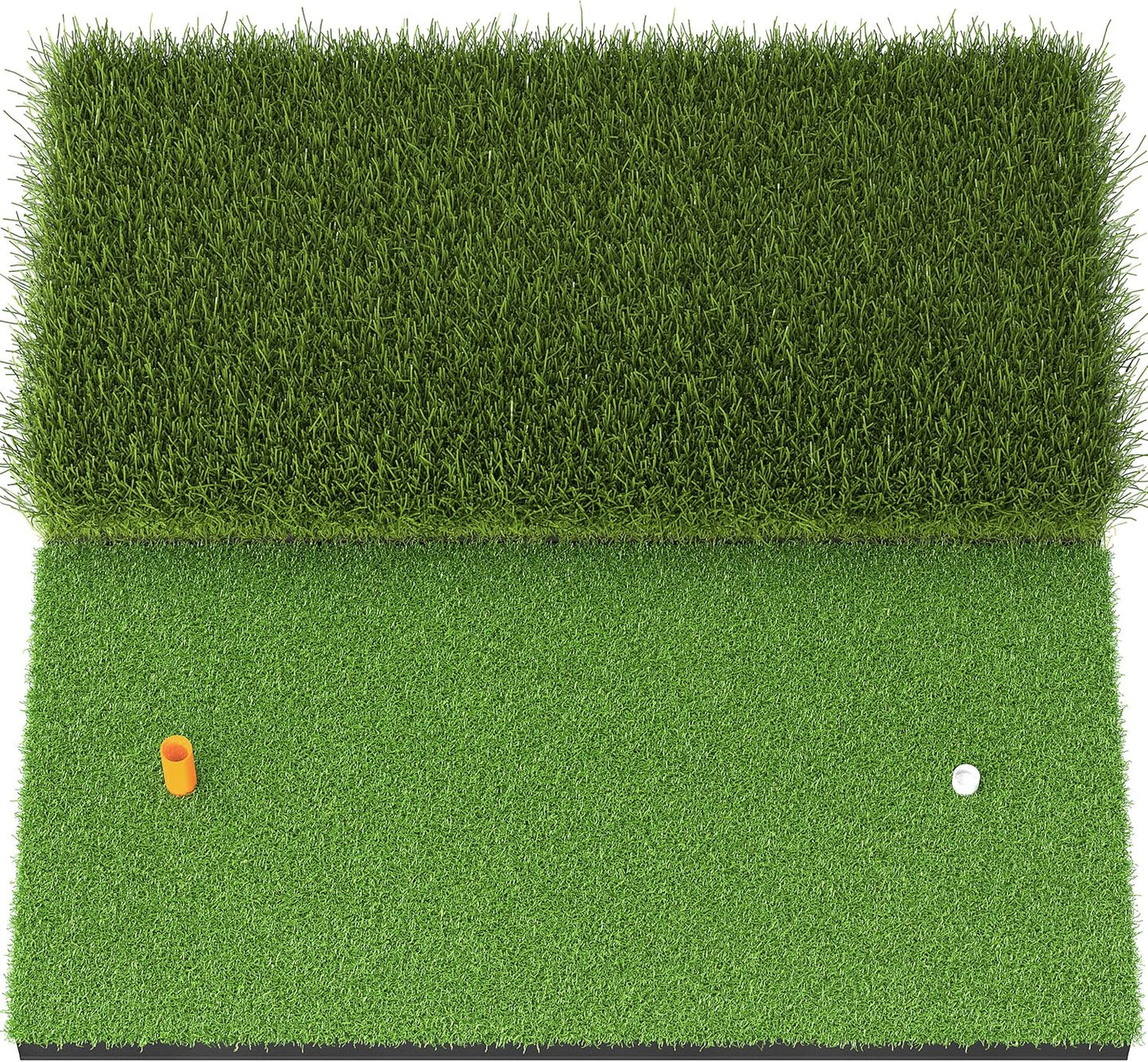 JAYA Golf Hitting Mat with Heavy Rubber Base, Foldable Golf Practice Mat for Indoor and Outdoor Training, Fairway & Rough Turf for Swing and Chipping